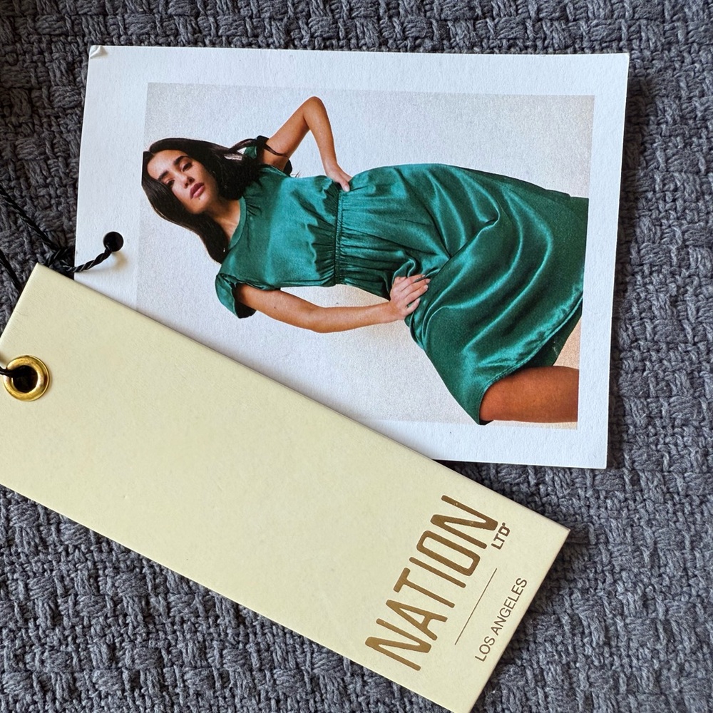 Nation LTD Emerald Green Dress